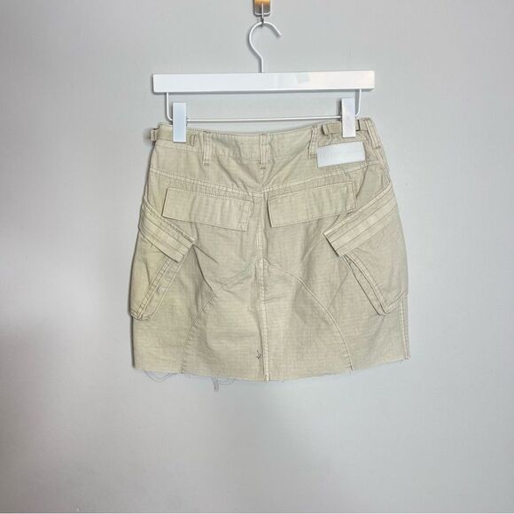 Re/Done khaki cargo mini skirt size 26 (flawed ) - Picture 9 of 11